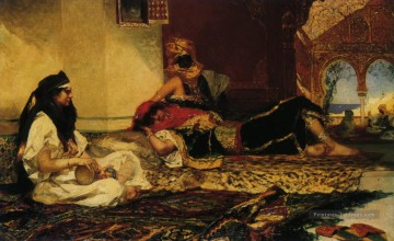 beautés sur le tapis Jean Joseph Benjamin Constant Orientalist Peinture à l'huile